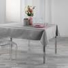 Nappe - Shana - 140x240cm - Effet satin - Gris perle - Polyester