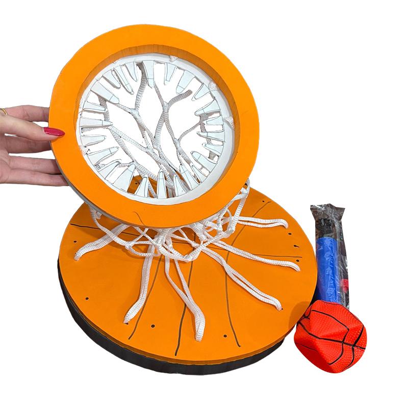 Portable Hanging Indoor Basketball Hoop Novel Practical Mini Basketball Goal for Children Room Door Wall Sports Game Toy Gift