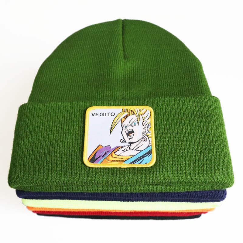 Anime merchandise Dragon Ball character Vegetto VEGITO Knitted hat, woolen hat, hip-hop ski pullover hat