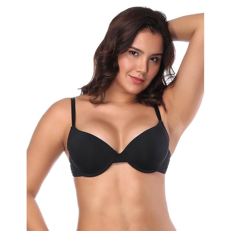 

Большой размер Пуш-ап нижнее белье с гладким стальным кольцом 40C