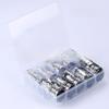 10 Rollen/Box Nagelsticker Decals 3D Gold Silber Aluminiumfolien Papier Floral Chamäleon Nail Art Dekorationen für Maniküre Dekoration