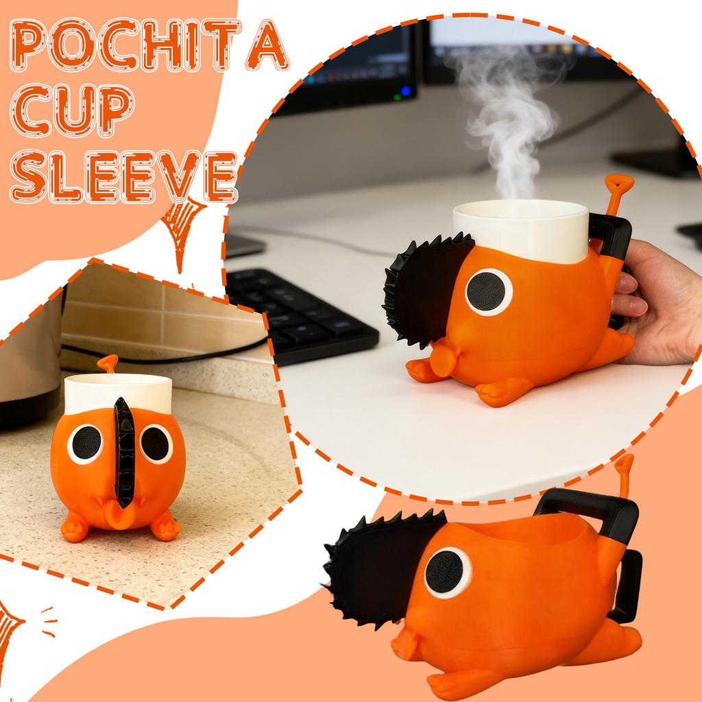 Nový a oblíbený 3D tištěný podstavec pro hrnek Pochita