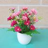 1Pc Artificial Potted Flower Garden DIY Party Home Holiday Xmas Craft Decoration Christmas Ornament KTY