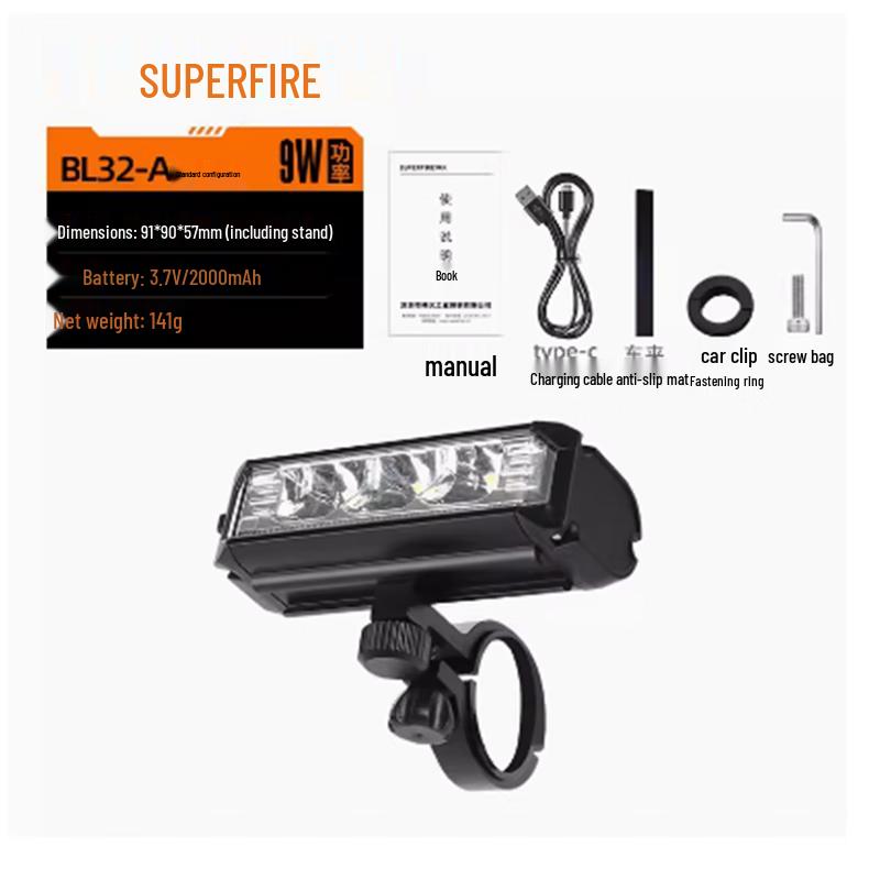 SupFire BL32 Rechargeable LED Bike Headlight
