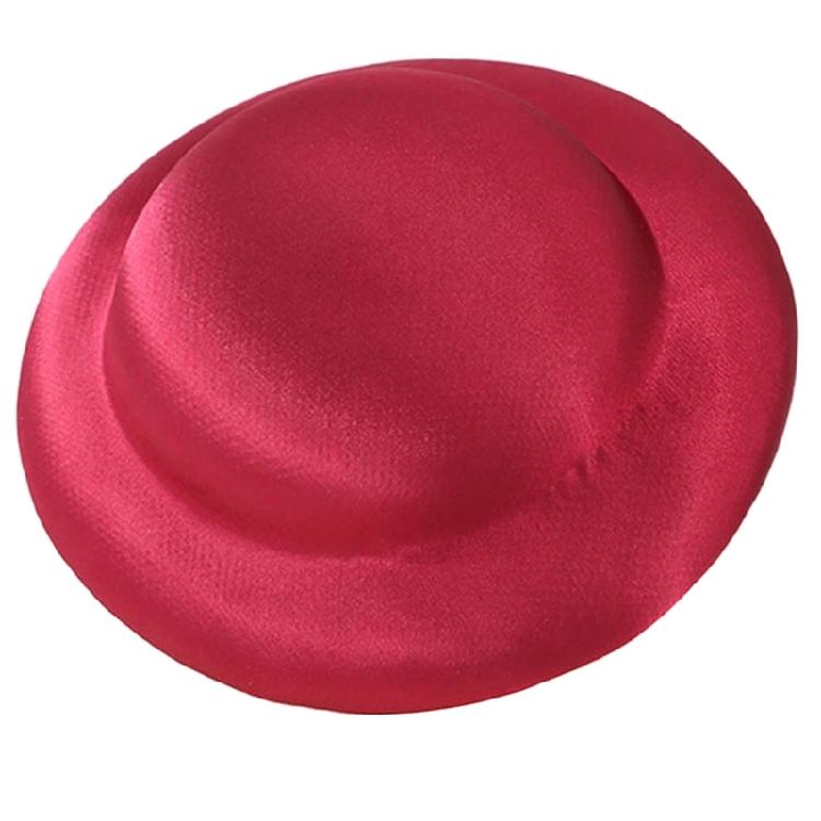 Elegant Homburg Fedoras Top Hat Fascinator Base Solid Color Hat Flat Hat Headwear Western Trend for Casual Wear