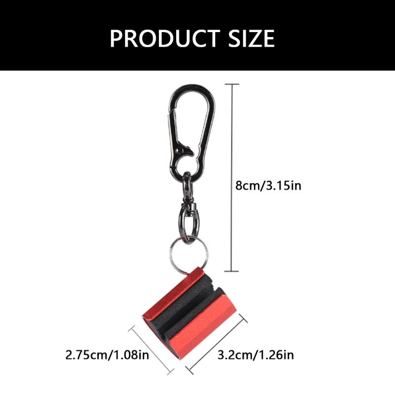 Fishing Tackle Accessories Portable Fishing Rod Clip Aluminum Fly Rod Holder Creek Rod Clip Wearable Fishing Rod Holder