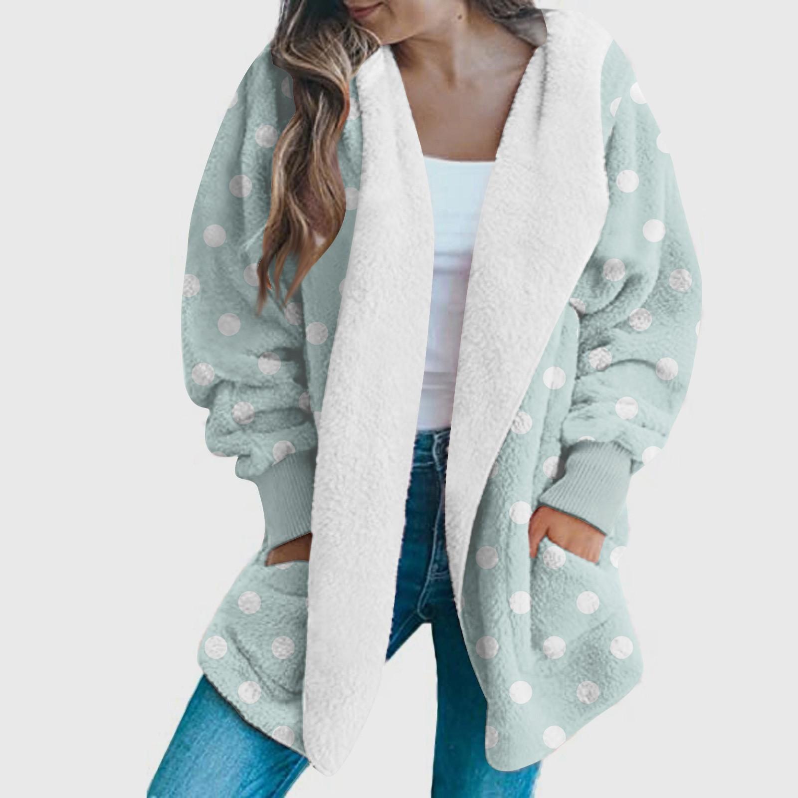 

Модный женский длинный рукав вязаный и зимний кардиган свитер однотонное пальто L