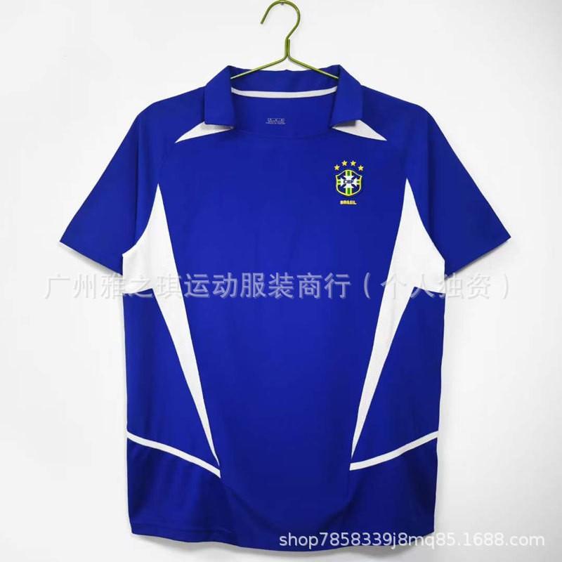 Brazil Retro Football Jerseys Short Sleeve Men Women Sports Training