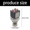 Guitar Effect Pedal DPDT Footswitch 6 Pin Box Stomps Guitar Effect Pedal Foot Switches Guitar Emergency Stop Button