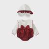 Autumn Newborn Baby Girl One-Piece Romper – Princess Design for 100-Day Celebration, Spring & Fall Wear