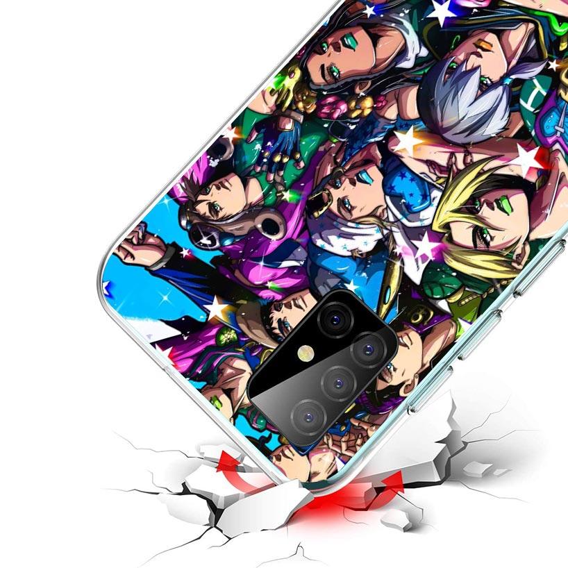 JoJo's Bizarre Adventure Hot Anime Phone Case For Samsung Galaxy A12 A52S A42 A32 A22 A51 A50 Note 20 Ultra 10 S10 Plus A71 A70