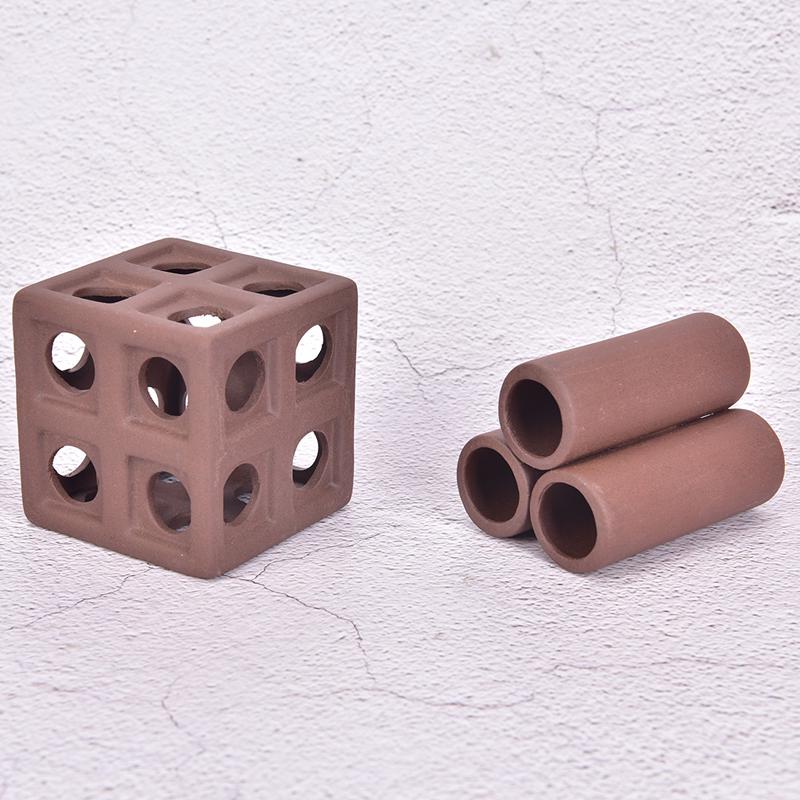 Aquarium Tank Breeding Cave Shelter Tube For Shrimp Spawn Live Plant Fish