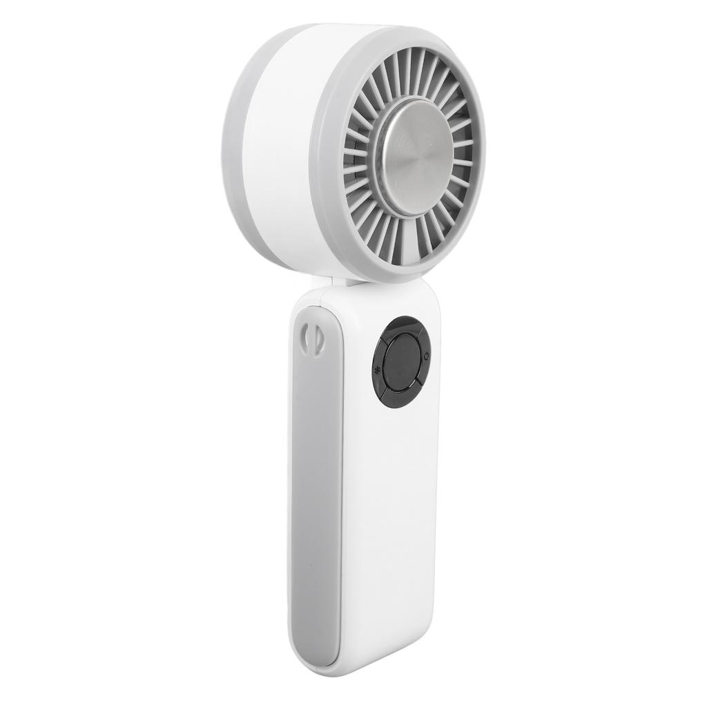 Ventilator Portabil de Mare Viteză Ventilator de Răcire cu Semiconductor 100 Nivele de Viteză Ventilator de Gât Pliabil Alb
