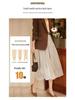 New Women's Iridescent Double Layer Pleated Puff Skirt - Korean Style Fairy Mesh Skirt
