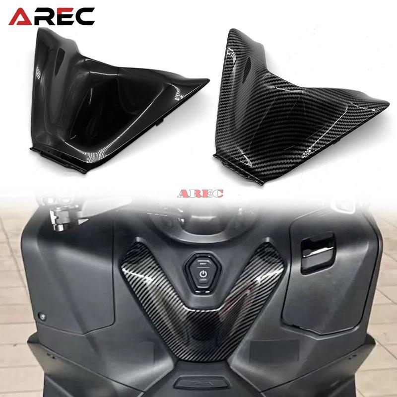 Pannello Carenatura Coperchio Superiore Interno Centrale Anteriore Lato Guidatore Motore con Motivo Fibra di Carbonio Per Yamaha T-MAX TMAX 560 TMAX560 2022-2024