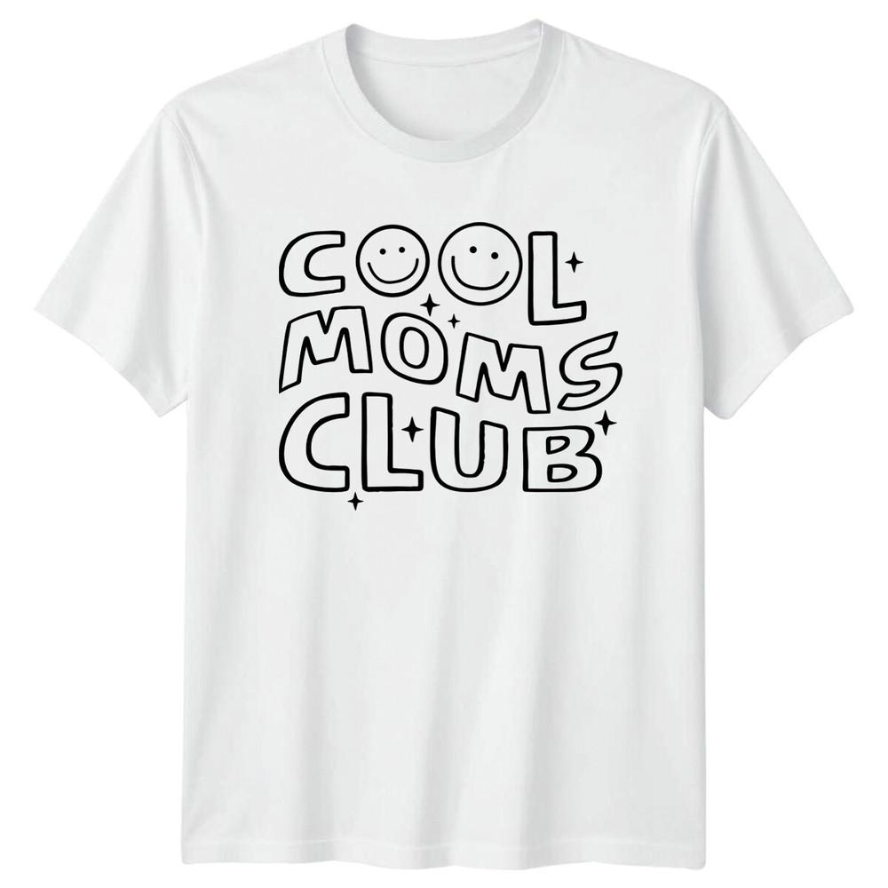 Cool Moms Club TShirt Mothers Day Graphic Tee Trendy Mom Gift S