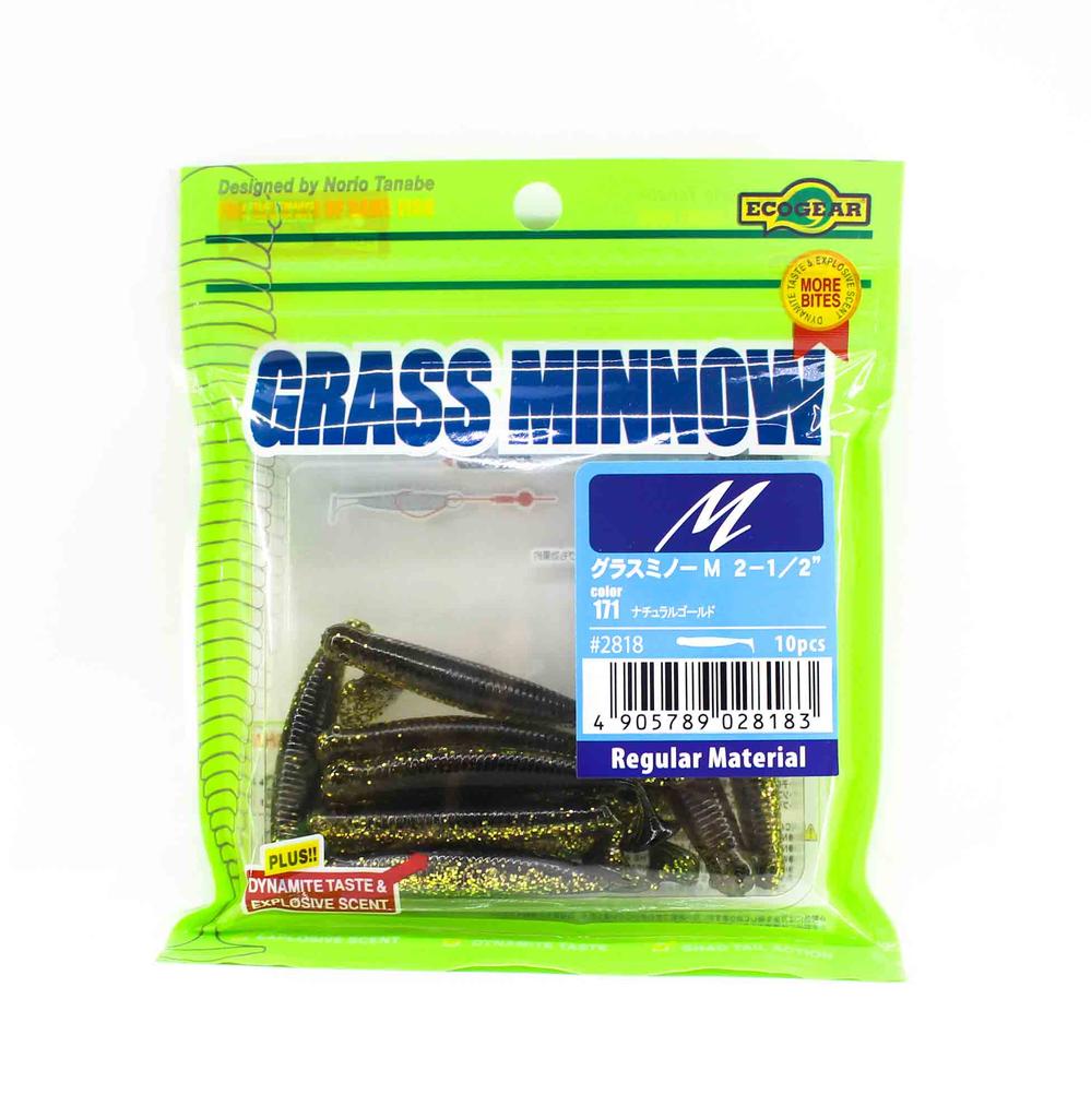 Ecogear Leurre Souple Grass Minnow M 2-1/2 Pouces 10 pièces par paquet 468 (6083) acheter à prix bas - livraison gratuite, avis réels avec des photos