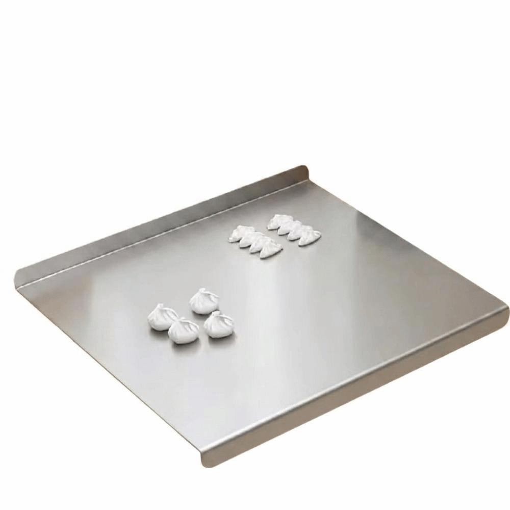Tabla de cortar de acero inoxidable engrosada Bloque de corte antibacteriano Tabla de cortar Cortar masa