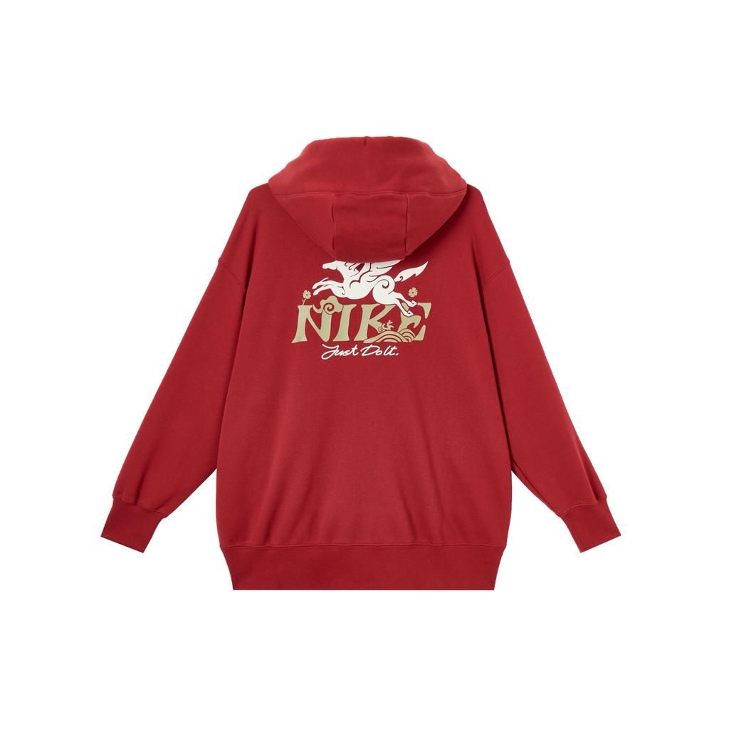 Nike Year Of The Horse Limited Edition Cny New Year Soft Skin-Friendly Drop Shoulder Hoodie Women Hoodies IQ3826613