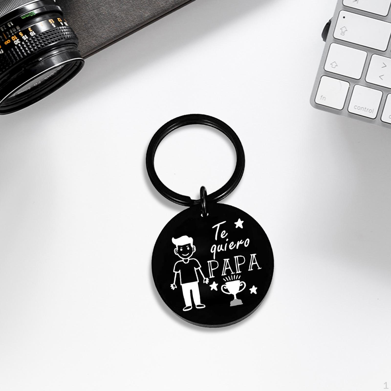 

Подарки папе от сына и дочки, брелок для ключей, мужские брелоки, папочка, папа, отец