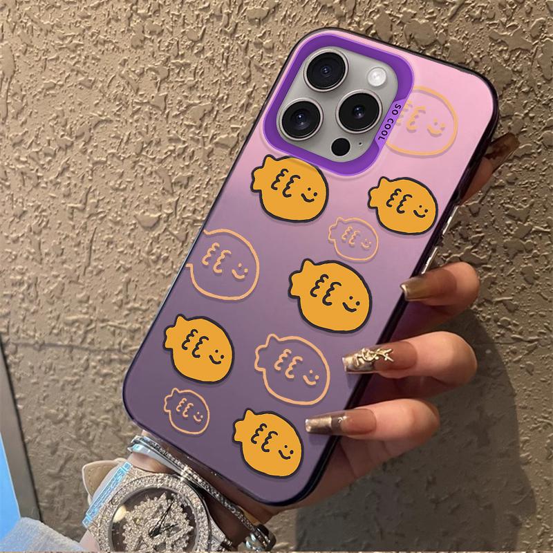 Hand Drawn Style Cat Fish Frosted Case for iPhone 17 Air 16 E 15 14 Plus 13 12 Mini 11 Pro Max Acrylic Sheet Silicone Hard Cover