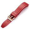 For Omega fossil Citizen Tag Heuer Rolex silicone watchband Quick release rubber strap 20mm 22mm 24mm men Yellow white bracelet