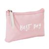 Japan-Korea Canvas Cosmetic Clutch: Travel-Size Lipstick & Phone Organizer