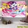 Custom Name Tapestry Rainbow Unicorn Tapestry Room Decoration Wall Hanging for Living Room Bedroom, Dormitory, Birthday and Christmas Gifts