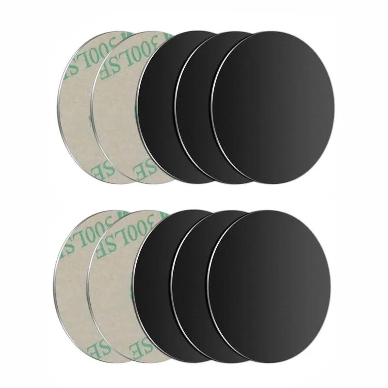 10 Stück Dünne Metallplatte Scheibe Für Magnetische Auto Handy Halterung Eisenblech Aufkleber Scheibe Für Magnet Tablet Schreibtisch Handy Auto Halterung