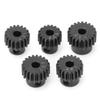 48-Pitch Metal Pinion Gear Set for ECX 2WD 110 Scale RC Hobby Cars, M3 Threads, 17T18T19T20T21T, High-Hardness Pinion Motor Gears for 110 Scale RC