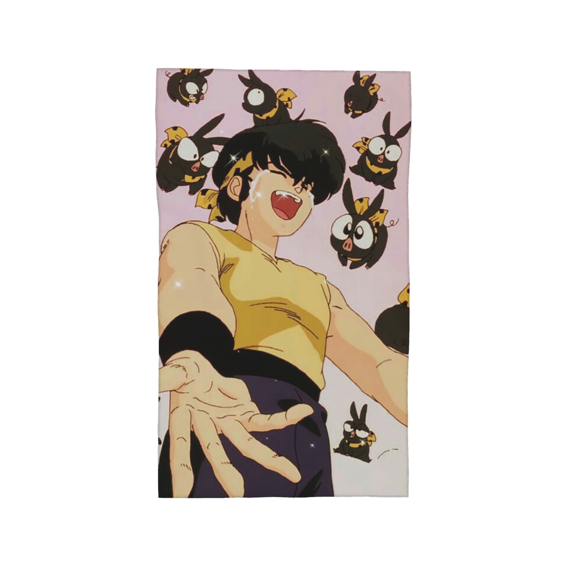 

Ranma 1/2 Saotome Pig Girls P Chan Soft Face Towel Quick Dry Pool Bath Cotton Towels Absorbent W40*H60(CM)