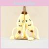 Adorable Banana Plush Keychain Cute Long-legged Stuffed Toy For Bags And Keys