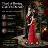 Unique Gothic Gift Skeleton Couple Statue, Romantic Figurine, Resin Durable Ornament Man And Woman Sculpture for Halloween Table Decor Exquisite