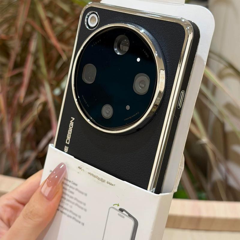 For OPPO Find X9 Ultra Case Magnetic For MagSafe Luxury Leather Electroplating PC Border Phone Cover Shockproof Bumper