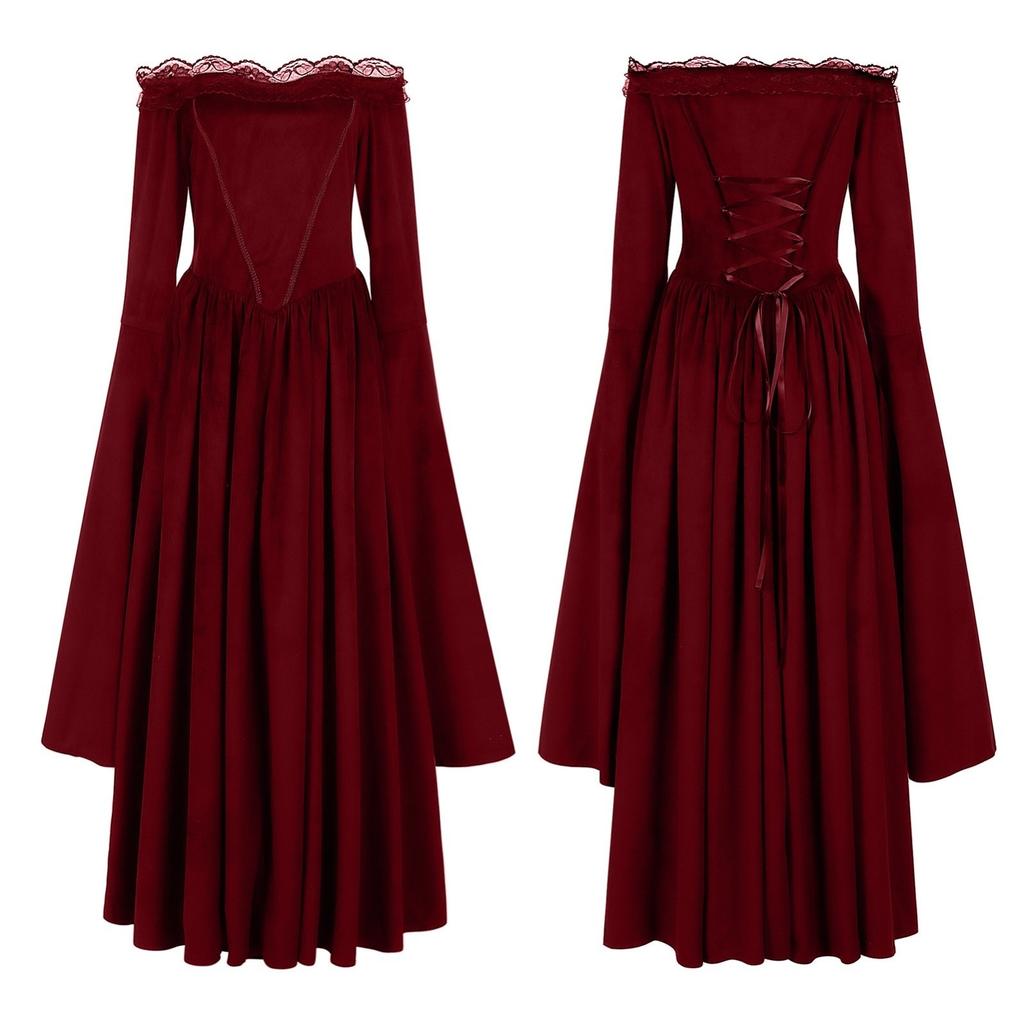 Women's Court Retro Dance Performance Costumes, Ladies' Evening Gowns, Dresses, Performance Costumes