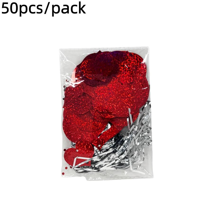 

100 шт. подвесок в виде сердечек из воздушных шаров для свадебного торжества, украшения для комнаты, подвески в виде сердечек с лазерной гравировкой, ленты из воздушных шаров, украшение для дня рождения в дождливую погоду. Other