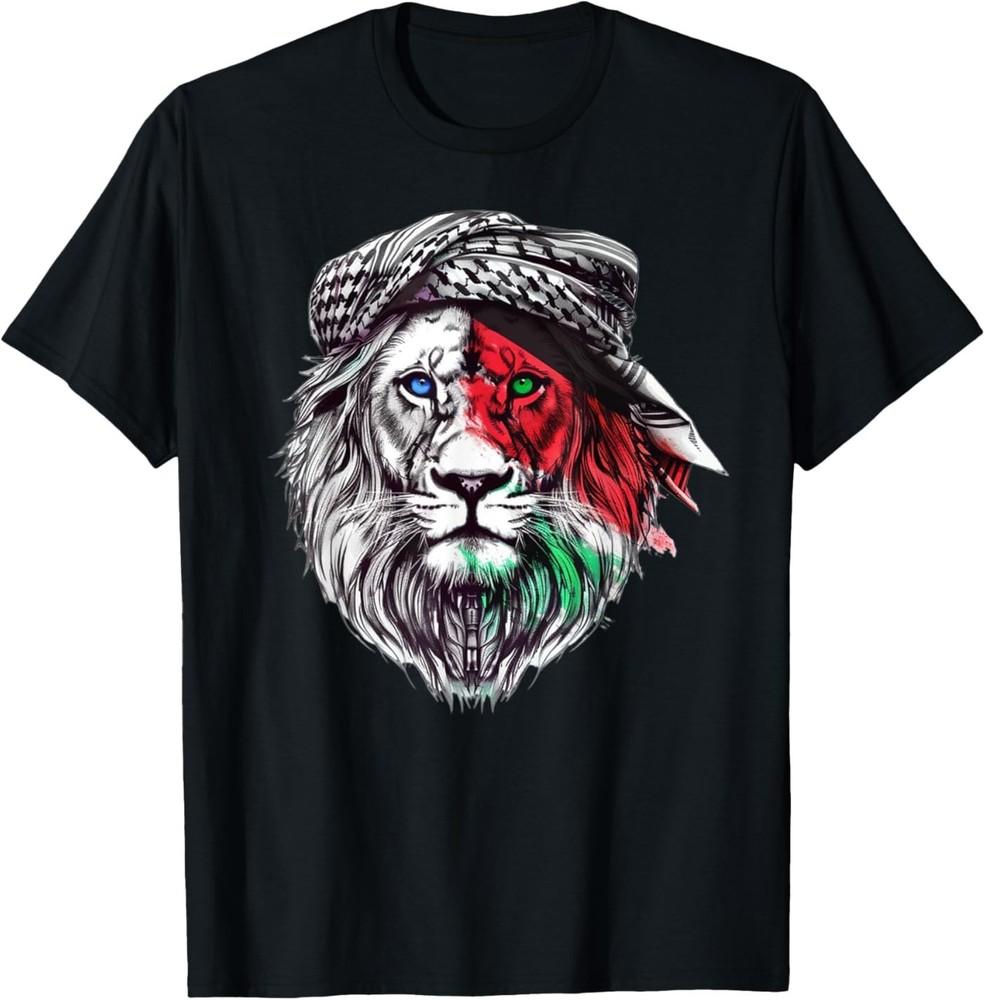 

Palastine Time of Palestine Lion keffiyeh Unisex T-Shirt XXXXL