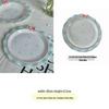 Korean Cute Bow Lace Ceramic Plate & Rice Bowl Set for Desserts and Cakes