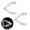 28mm-41mm Fork Chrome Headlight Mount Bracket Motorcycle Headlamp Holder Adapter
