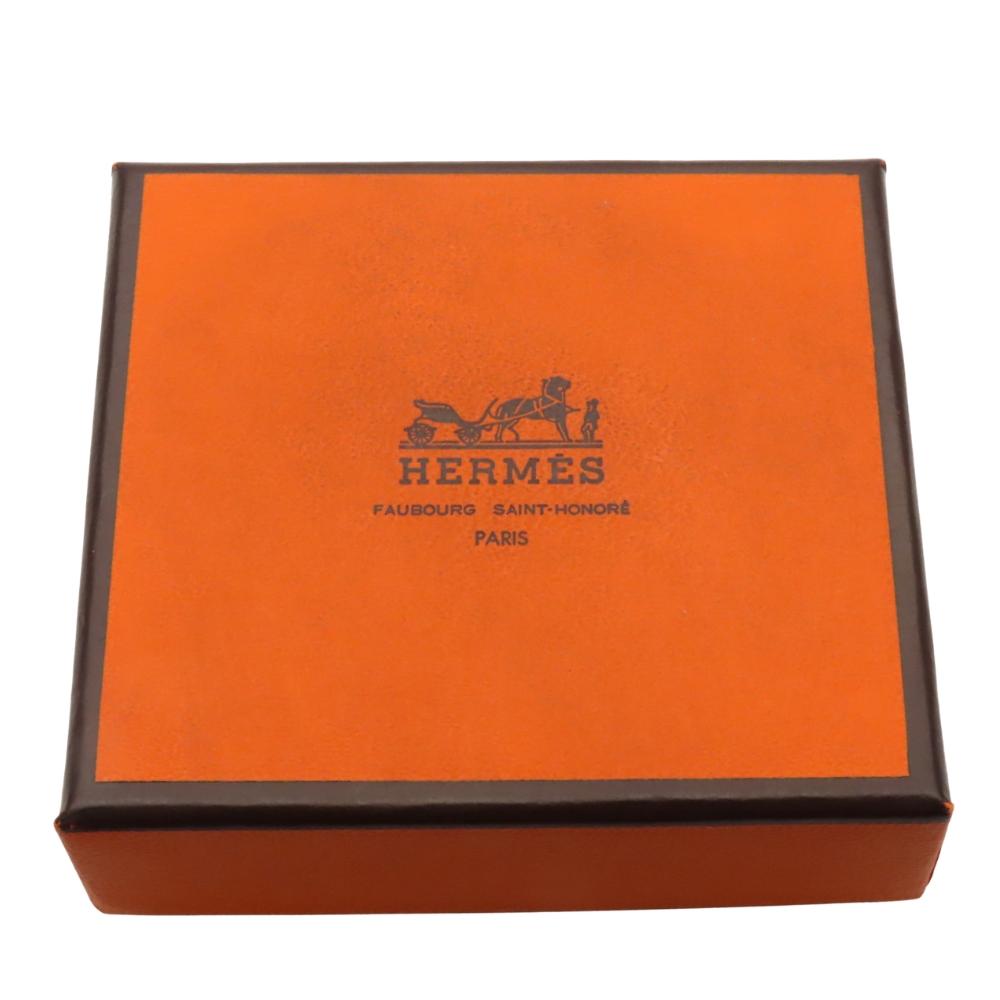 Used HERMES Bag charm Panda animal leather/Silver925 white black Accessories