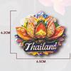 Thailand Refrigerator Stickers Bangkok Souvenirs The Songkran Festival Lotus Fridge Magnets Home Decoration Wedding Gifts