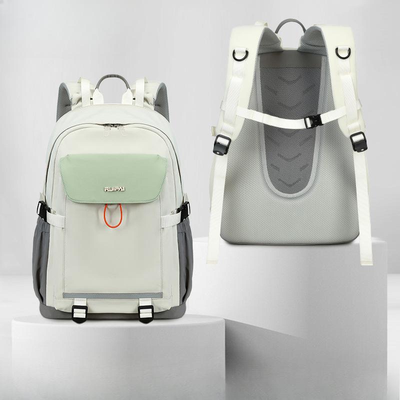 Einfache Schultasche für Schüler, Rucksack für Mädchen, Lässiger Rucksack für Damen und Herren mit großem Fassungsvermögen