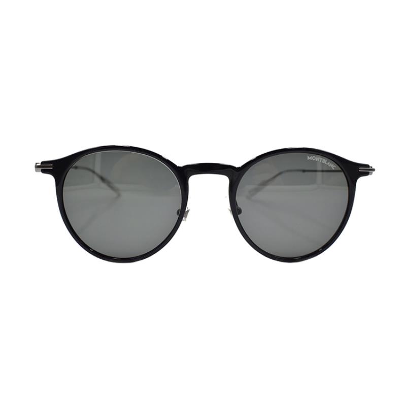 

Montblanc Hexagonal White Star Series Flat Frame Round Sunglasses Men sunglasses MB0097S-005-50 Basic Packaging-Eyeglass Case