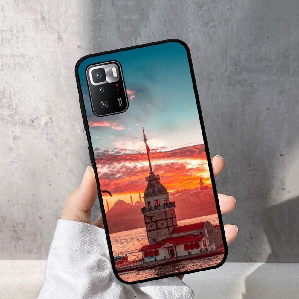 Turkey Istanbul Scenery Phone Case For Redmi Note 4 X 5 A 6 7 8 Pro T 9 Pro 9S 10 Pro 11 Pro 11S 11Epro PocoM3pro