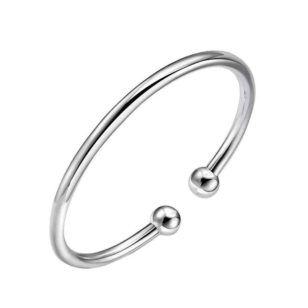 Valentine's Day Silver-Plated Star Bracelet for Women - Trendy Douyin Style Gift for Bestie