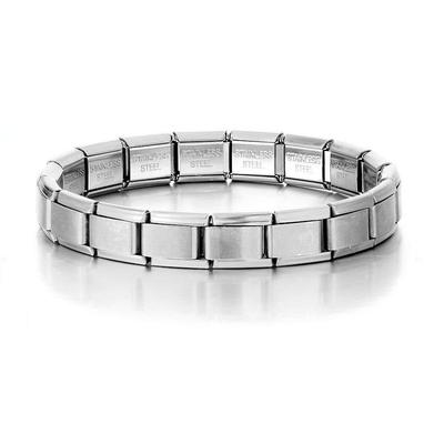 Stainless Steel Italian Puzzle Bracelet DIY