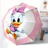 1pc Daisy Duck Automatic Folding Umbrella, 8-Rib Portable & Foldable Design, All-Season Use, Highqualityy0722084