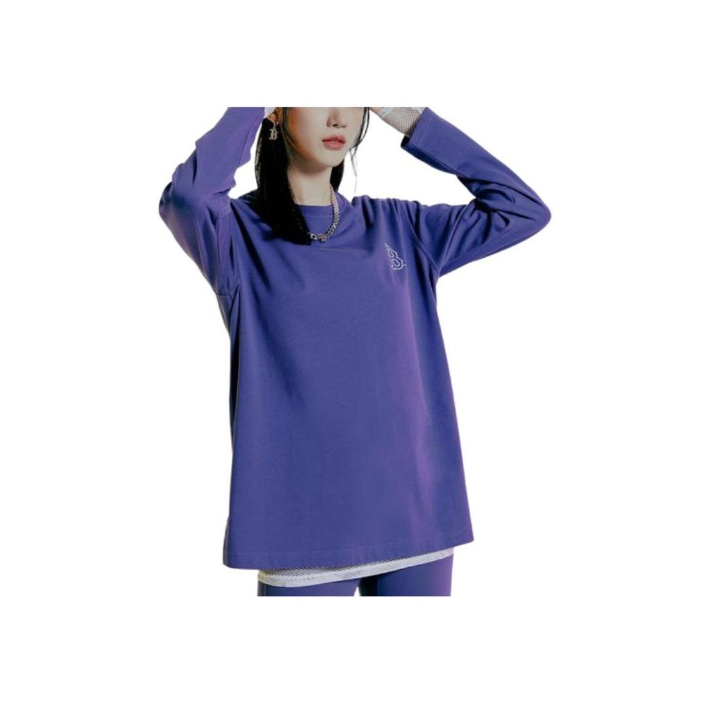 New MLB T Shirts Unisex Purple 3ATSL0314-43NYL