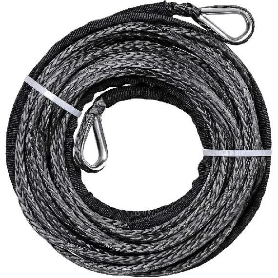 6mm*30m Synthetic Winch Rope Extension Rock Guard For 4X4 Off-Road Recovery Car ATV UTV Snow Plow