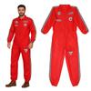 Halloween Costume, Adult Racing Driver Outfit, Red Hat, Cosplay Cos Party Attire